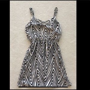 Bar III Women’s Black and White Dress, Small